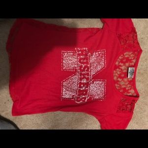 Nebraska corn husker top. Really cute !